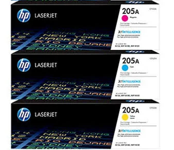 حبر HP 205A الأصلي طقم ملون LaserJet Pro