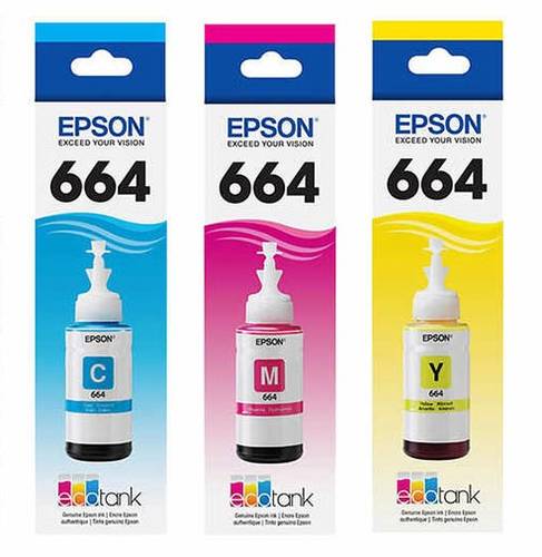 حبر ابسون Epson 664 ايكوتانك ملون