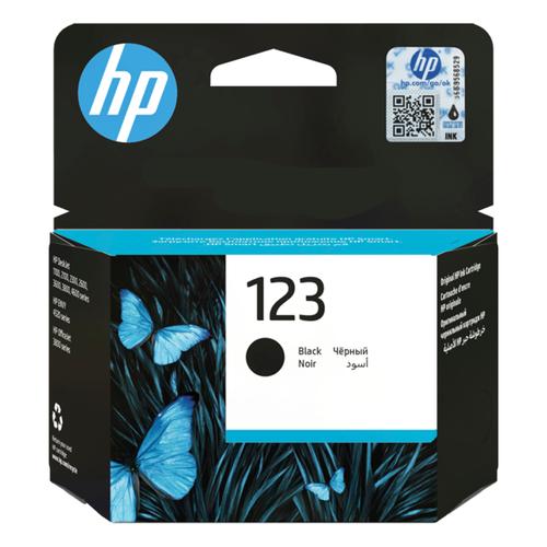 حبر طابعة اتش بي 123 HP أسود