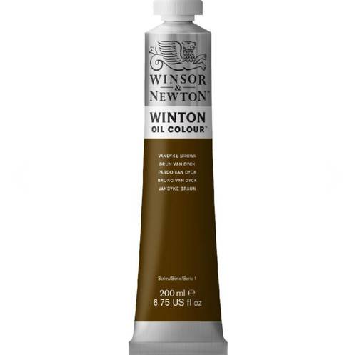 لون زيتي وينسور آند نيوتن وينتون - بني فاندايك 41 - 200 مل  vandyke-brown-41-200ML
