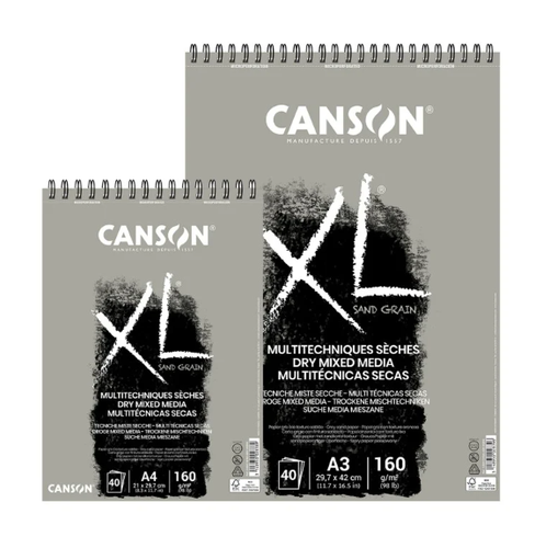 كراسة رسم رمادي XL Sand Grain  كانسون 160