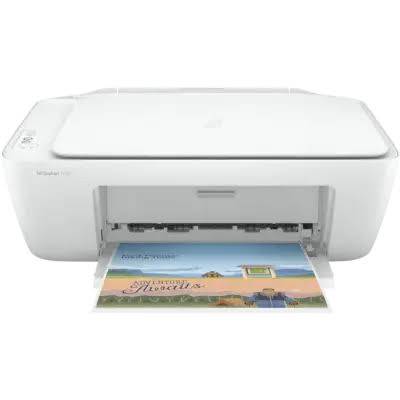 طابعة HP Ink Printer — طباعة ونسخ ومسح ضوئي، حبر اقتصادي، USB فقط