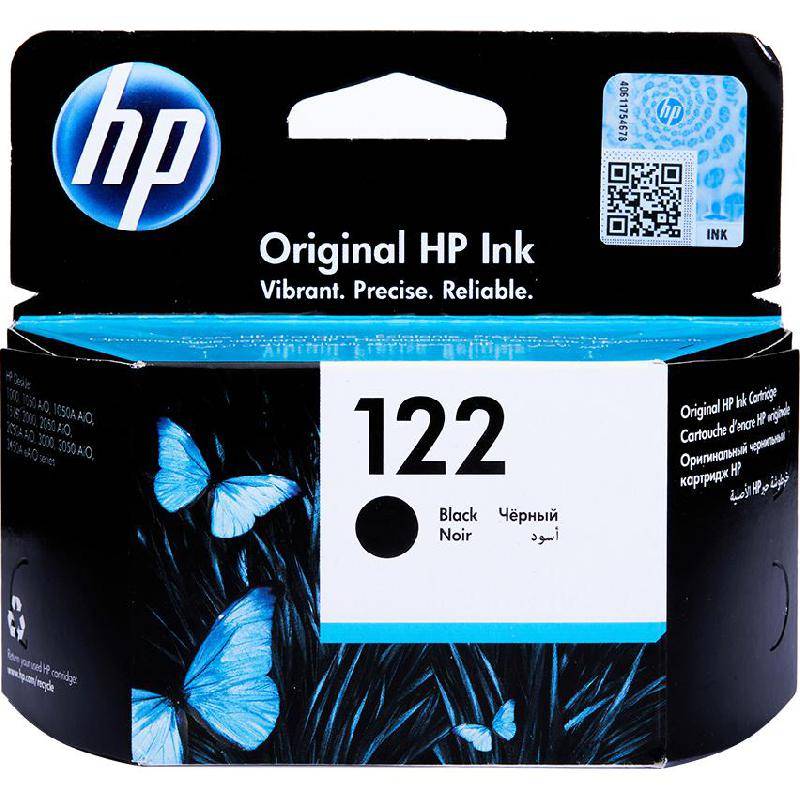 حبر طابعة اتش بي HP 122 اسود الأصلي