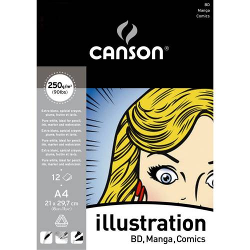 كراسة مانجا و رسم كرتوني كانسون 250 غرام illustration