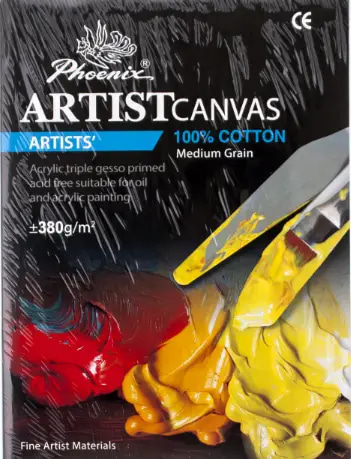 لوحة رسم كانفس 380غ بإطار ماركة فونيكس 50*70