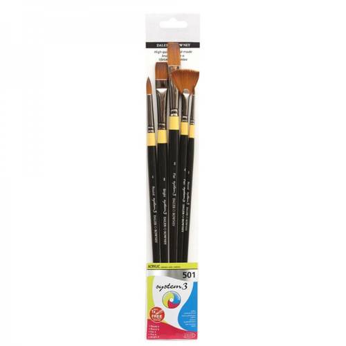طقم فرش رسم اكريلك 501 ديلر روني System 3 