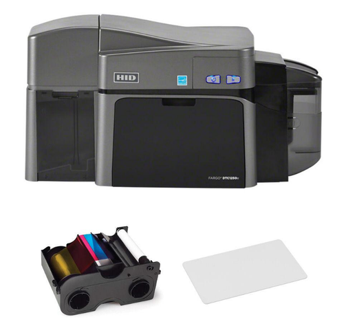 طابعة بطاقات الهوية Fargo DTC1250e Dual Sided – طباعة احترافية على الوجهين بجودة عالية