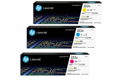 حبر ليزر HP 222A الأصلي ملون | لطابعة Color LaserJet CP 4525 | طباعة احترافية بألوان زاهية