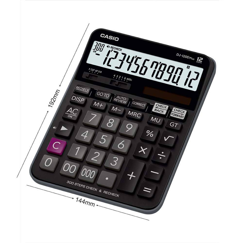 آلة حاسبة كاسيو مكتب DJ-120D PLUS