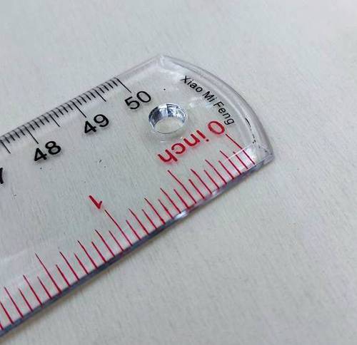 مساطر بلاستيك 50 سم شفاف