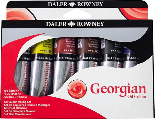طقم 6 الوان 38 مل Georgian Oil ديلر روني