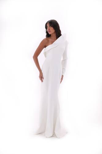 SAY WHITE DRESS FLOWER