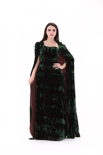  GREEN VELVET DRESS TST