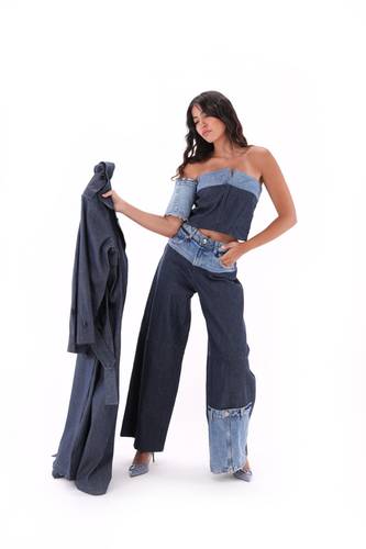 CROPTOP JEANS TST NEW