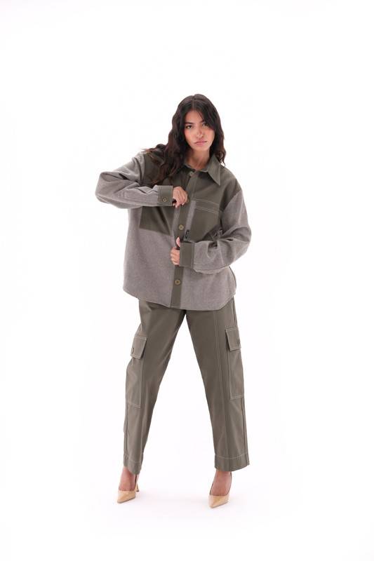 CROP GREY JACKET