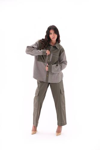 CROP GREY JACKET
