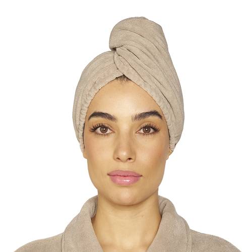 مجموعة الفاخرة (طقمين مناشف و 2 روب استحمام ) بني