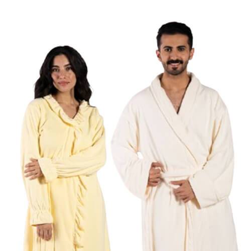 مجموعة الكبلز ( روب إوار بيج + روب رافلز اصفر فاتح )