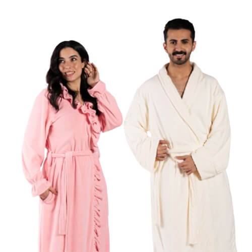 مجموعة الكبلز ( روب إوار بيج + روب رافلز وردي فاتح )
