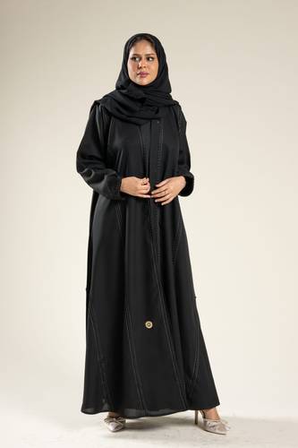 عباية كلوش بخطوط قيطان