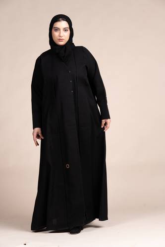 عباية كتان عملية وأزرار مميز