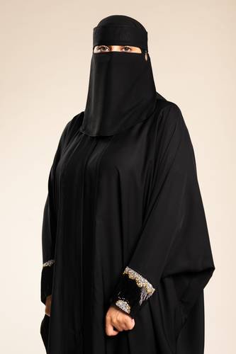 نقاب جوهرة بشعار معدني ذهبي ولاصق