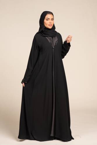 عباية بياقه عريضة