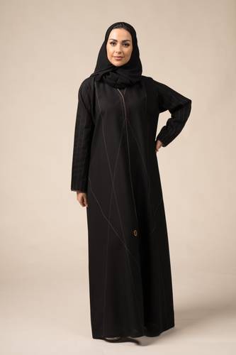 عباية كلاسيك دقات بني