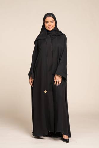 عباية كلوش بلياقة وجيوب