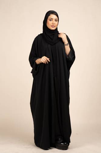 عباية إماراتي لف بقماش كريب
