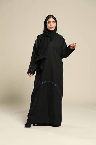 عباية عملية بقيطان كحلي
