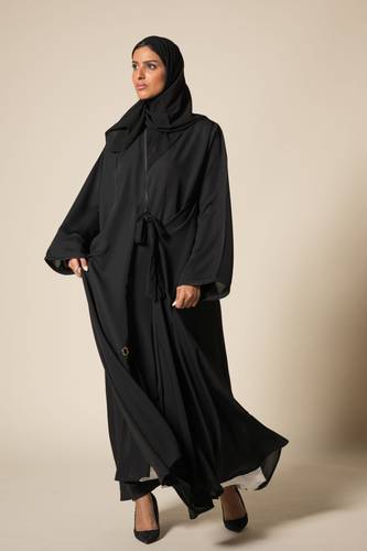 عباية كلوش خفيفة بربطة