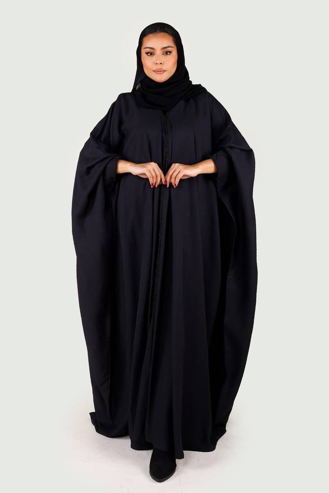عباية فراشة كريب للسهرات