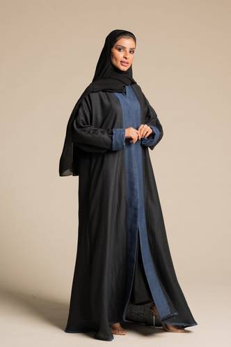 عباية لينن بوجهين عملية