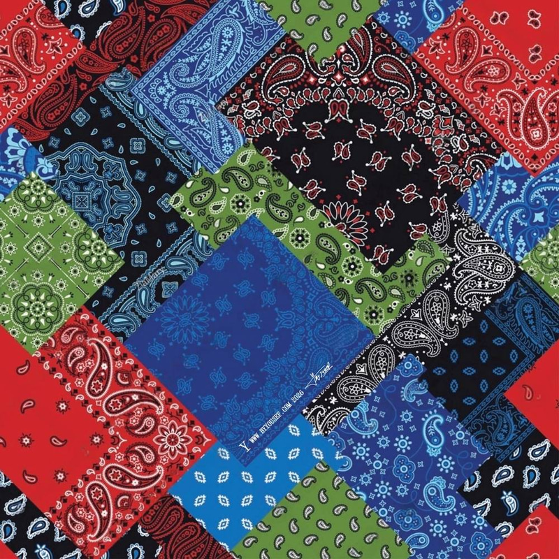 Bandana Print Scarf