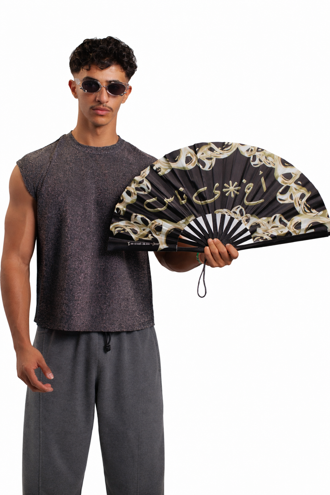 Unisex Silver Shimmer Grey Tank Top