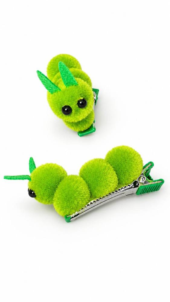 Two GREEN BUGGY Clip Accessory