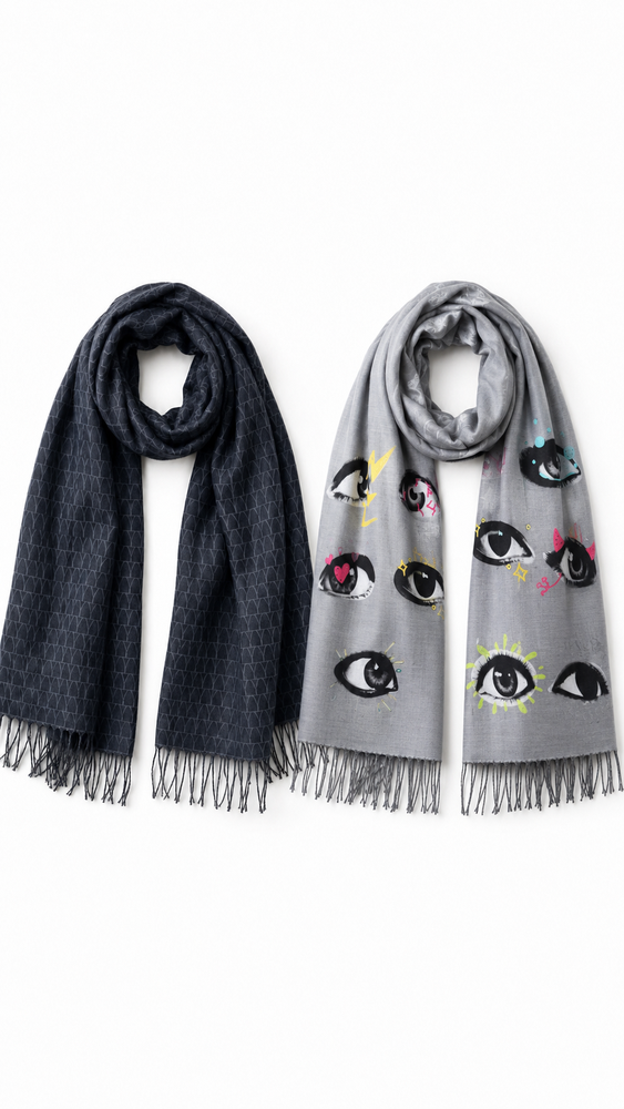 Eyes Shawl — 2 Meters Long