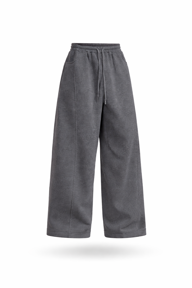 Unisex Dark Grey Cotton Pants