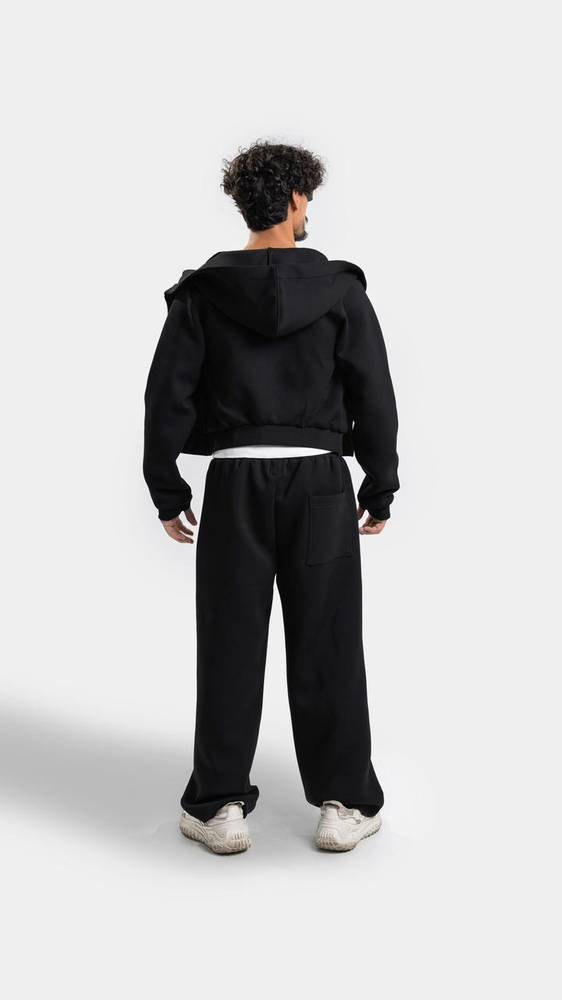 Unisex Black Short Jacket