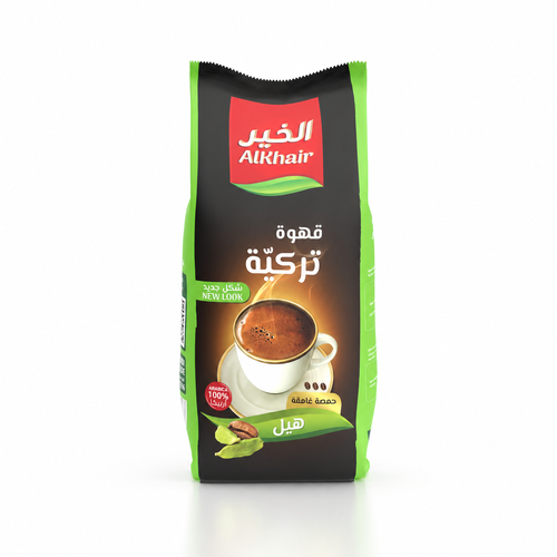 الخير قهوه تركي بالهيل غامقه 200جم