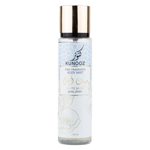 كنوز معطر جسم بالمسك الابيض١٥٠مل
