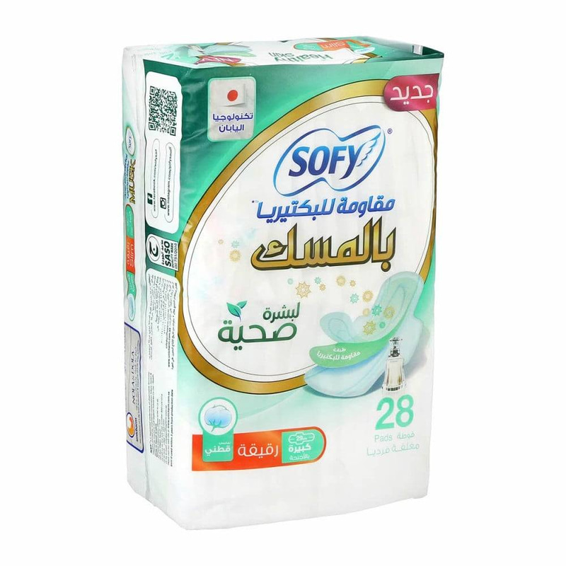 فوط نسائية سوفي بالمسك رقيقة 28 فوط