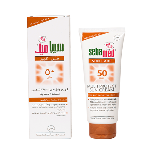 كريم واقي شمس-سيباميد-للبشرة الحساسة بعامل حماية +50 معطر-75 مل