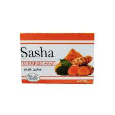 صابون الوجه-ساشا-الزنجبيل بالكركم-90 جرام
