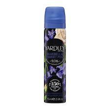 معطر جسم-ياردلي-بخاخ بخلاصة عشبة الجريس والبازلاء-75 مل 