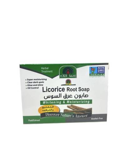 صابون قوالب-اكسا-لتفتيح و ترطيب   البشرةبخلاصة عرق السوس-100 جم 