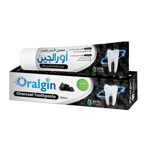 معجون اسنان-أورالجين-بالفحم-100 مل 
