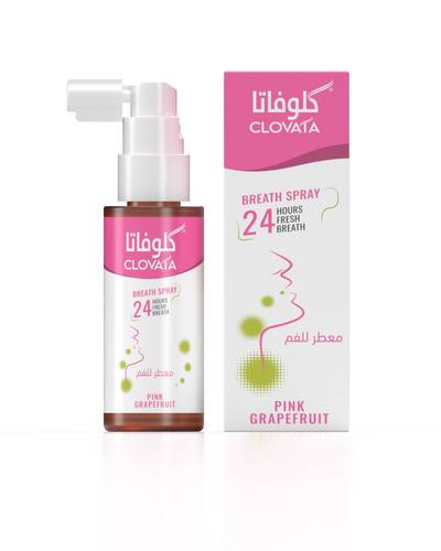 بخاخ معطر الفم-كلوفاتا-الجريب فروت الوردي--50 مل 