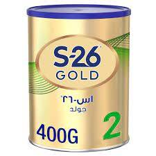 حليب اطفال-إس 26 جولد-رقم 2من 6 - 12 شهر-400 جم 